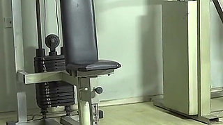 Sex in the Gym with Blonde with Big Tits