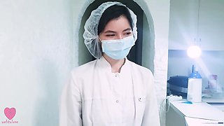 The Nurse Performed A Manipulation To Deprive The Patient Of Virginity Hard Fucking The Guy To Cum