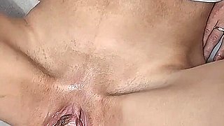 18 Years Old Fisting and Stretching Skinny Teen Pussy Gaping Pussy