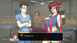 Hentai adventure with love and crazy camping fun featuring Loveskysan69real