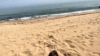 Public Beach Sex Adventure - She Came, She Saw, She Spied