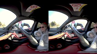 Car Footjob