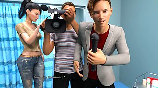 Love and submission part 11 as things heat up in the visual novel with big-boobed mom