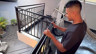 Karen David And David Bander In My Stepmother Is A Blonde Colombian Milf Who Loves Big Cocks, I Fuck Her In Interracial Sex With My Bbc, Until Creampie And Karen Sleent 11 Min