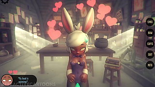Poke Abby By Oxo potion (Gameplay part 3) Sexy Bunny Girl