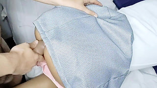 A Schoolgirl at Just 18 Years Old Changes Her Body for Grades with Her Teacher After Class.