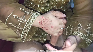 Step Brother Enjoy Handjob Orgasm Control