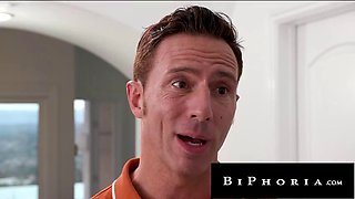 Bring Those COCKS Out Boys - Hot Couple Spitroast Roommate - Biphoria