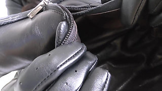 Smelling My Step-aunt's Leather Feet and Her Leather Boots POV