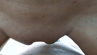 MILF Teaches Young BF Petting by Stimulating His Cock with Her Pumped Pussy