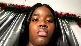 cute and wonder ebony masturbating her pussy on camera 0002