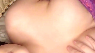 Big Tits Oiling, Dirty Talking and Pussy Play