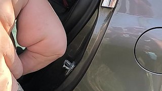 Backseat Bouncing on Your Cock Wooded Area Cumming on Top