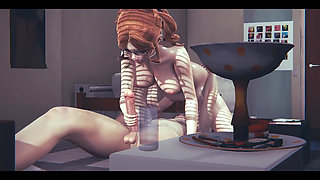 Hentai 3D Uncensored - Emily Sucking 2 Dicks and 69 - Japanese Asian Manga Anime Film Game Porn