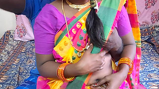 Hot Tamil Married Wife Fucks Husband Boss for Promotion