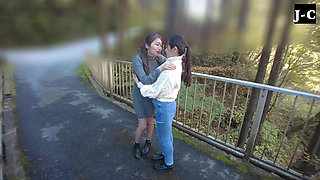 Two Women Share a Daring Date of Wet Kisses and Taboo Desire - B