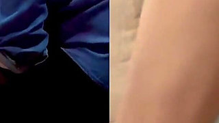 Sub on His Knees with His Balls Chained Behind Him Has His Cock Milked and Orgasms Ruined 4 Times in a Row