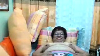 Filipina Asian Mature Madura Oma with Glasses