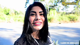 Mamacitaz - Raunchy Latina flaunts her pineapples and takes a prick