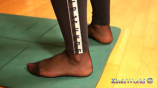 Sheer Nylon Soles & Toes in Action