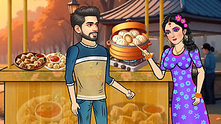 Gayatri Momos Wali and Sushil's Story, Desi Hindi Cartoon Sex Story