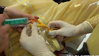 His First Catheter - Rubber Clinic Part1