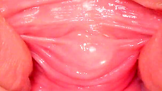 Close up Stretched and Gaping Pussy