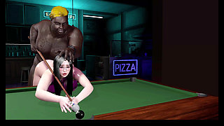 Cheating Wife the Virtual Beauty with Real C - 3D Animationurves