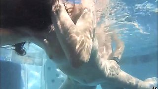 MILF Goddess Sofie Marie Creampied In Outdoor Pool Sex