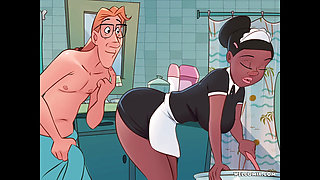 Mop on the maid - The Naughty home Animation