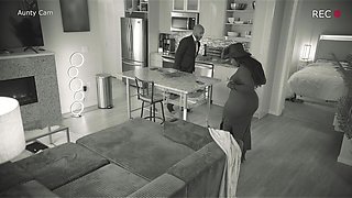 Caught Auntie Fuckin on the Security Cameras