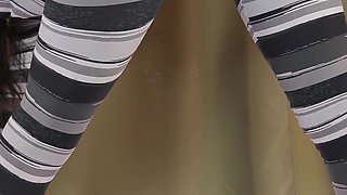 Thick Ass Tattooed Summer Bella Hot Solo Nude Yoga and Masturbation