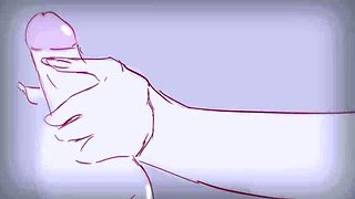 Femdom Turns Submissive Slut for Cock - Dom Swap Hentai Animation