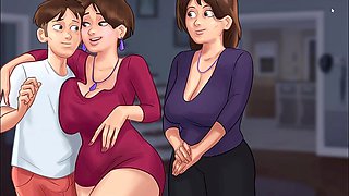 Cartoon mom, mom son cartoon game, mom son anime