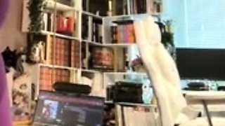 Hot ass brunette vibrator close up masturbation