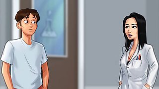 Naughty brunette teacher Hotsummer117 uses a magical belt for some steamy fun