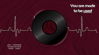 You are made to be used - Femdom JOI anal humiliation