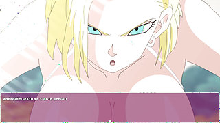 Android Quest for the Ballz - Android 18 Fucking Future Trunks