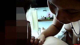 Amateur Asian Girl in FFM Threesome