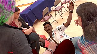Sexy anime adventure with Misskitty2k inspired by Naruto in a 3D fantasy