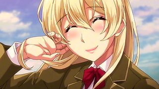 Wild hentai: watch sexy blonde girl with huge tits gets her pussy destroyed with huge cock and gets creampied