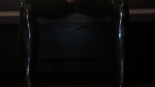 Amateur striptease and Solo masturbation