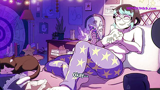 Rough Night with my Perv Girlfriend, Tight Pussy is Destroyed - Anime Sex Parody - ENG SUB