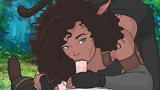 Neko Slut Gives You a Blowjob - Quickie Fantasy Adventure Gameplay #2