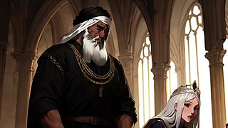 Busty Blonde Queen Gets Fucked In Church While People Watch In Spicy Toons: When The Moors Conquered Europe