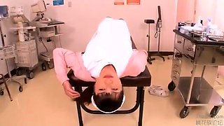 Naughty Japanese nurses in uniform feed their hunger for cum