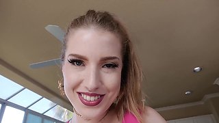 Cutie Macy Meadows deserves a hardcore pounding with a thick staff!