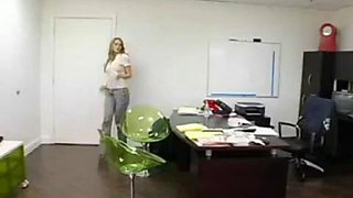 Big tit secretary fucks boss.: Doggy, Missonary  Big Tits Porn