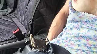 Public Agent: Feeling Horny, Had a Risky Little Play to Make Myself Squirt in the Car
