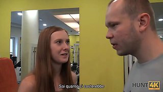 Hunt4k. naive fitness bunny has porn with rich masculine instead